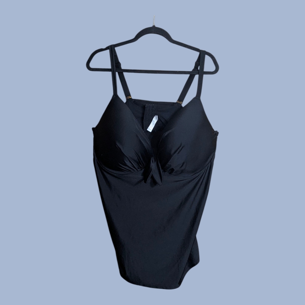 Swim By Cacique Balconette Tankini Swim Top 44G